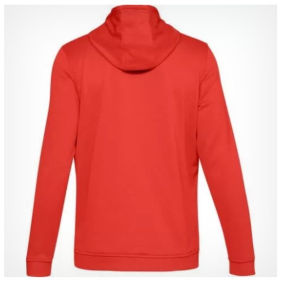 Under Armour Men's Fleece Spectrum Pro Orange Hoodie Jacket Size M - Picture 9 of 9